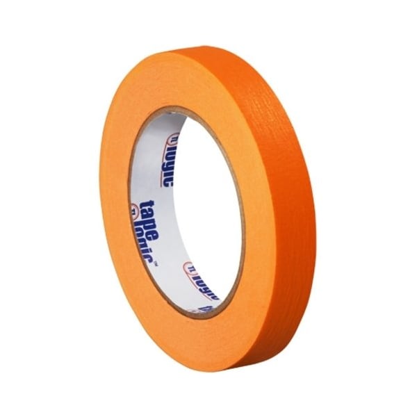 Tape Logic Masking Tape, 3/4x60 yd., Orange, PK12, 3/4" W x 60 yds L, Orange, 12 PK T93400312PKD - main